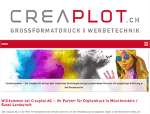Tablet Screenshot of creaplot.ch